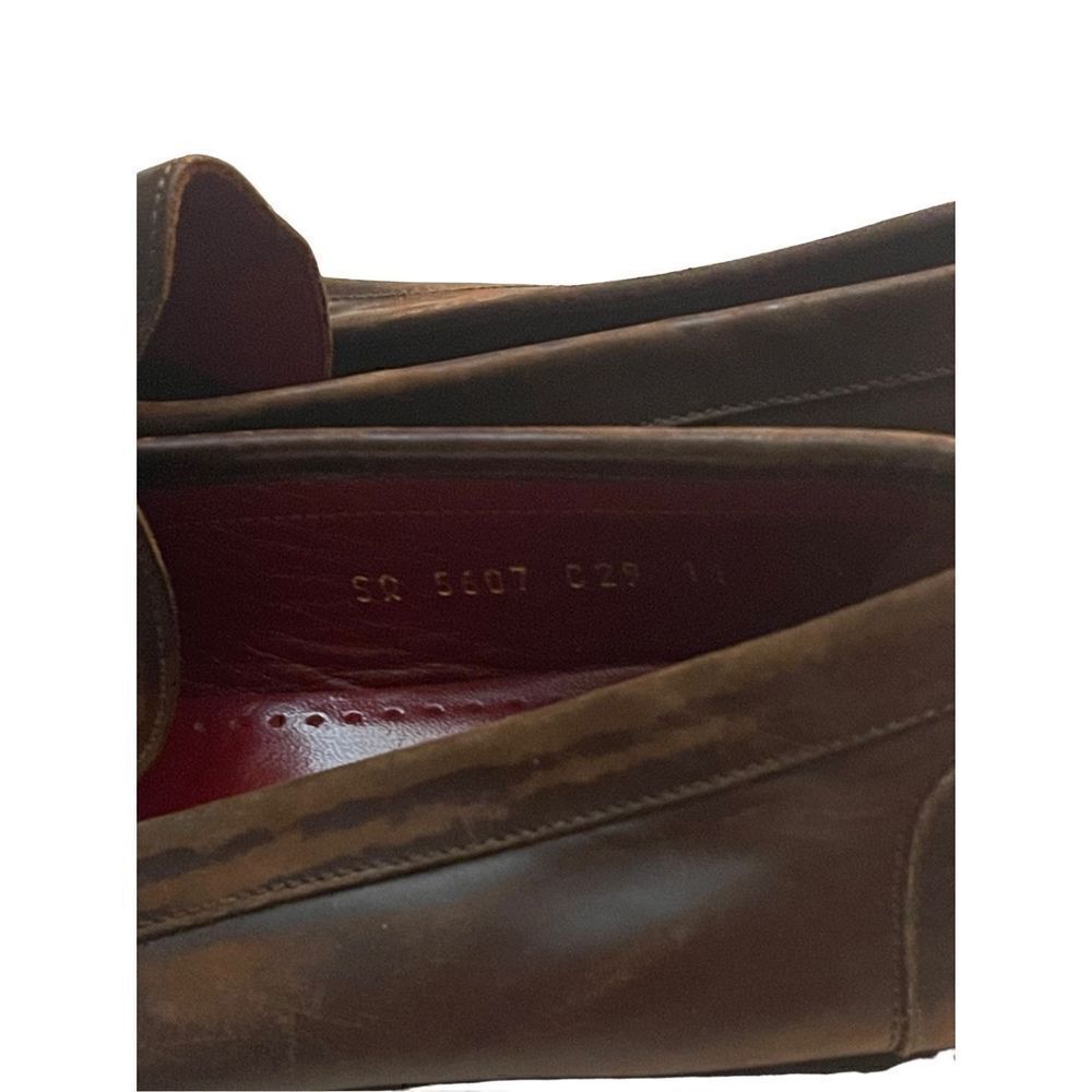 SALVATORE FERRAGAMO SPORT LEATHER LOAFER - Picture 4 of 7